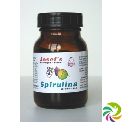 Spirulina Plat Josefs Pulver Glas 125g