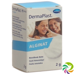 DermaPlast Alginat Blutstillende Watte Glas 2g