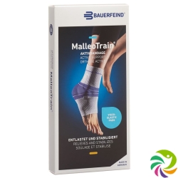 MalleoTrain Aktivbandage Sprunggelenk Grösse 1 Links Titan