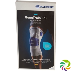 GenuTrain P3 Aktivbandage Knie Grösse 5 Links Titan