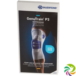 GenuTrain P3 Aktivbandage Knie Grösse 5 Rechts Titan