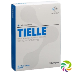 Let's Comfort Tielle Lite Hydropolymer-Verband 7x9cm 10 Beutel