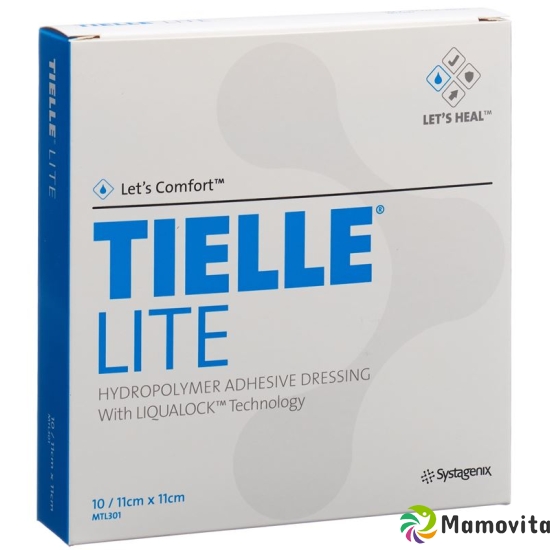 Let's Comfort Tielle Lite Hydropolymer-Verband 11x11cm 10 Beutel buy online