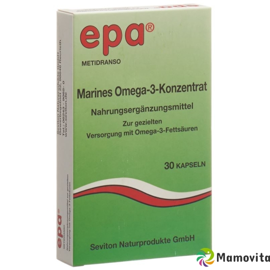 Epa Lachsoel Konzentrat mit Omega 3 Fettsäuren 30 Stück buy online