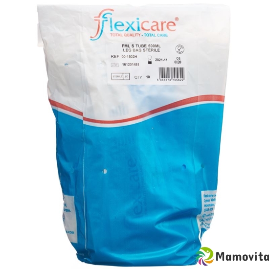 Flexicare Urinbeutel 500ml 7cm Ablauf Rv 10 X buy online