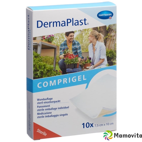 Dermaplast Compress Gel 7.5x10cm Steril 10 Stück buy online