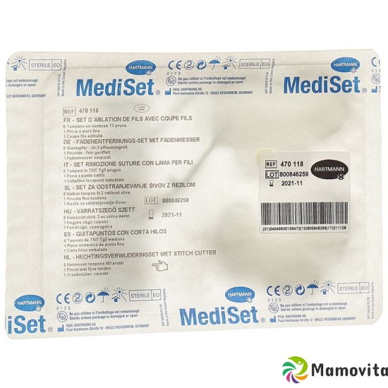 Mediset thread pulling set with thread knife buy online