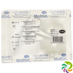 Mediset thread pulling set with scissors