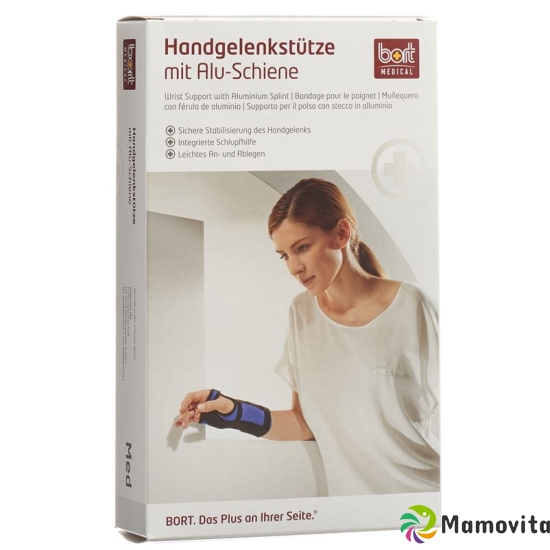 Bort Handgelenkstütze Schiene Rechts -23cm Grösse XL Blau buy online