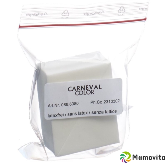 Carneval Color Make-up sponge latex free 2 pieces buy online