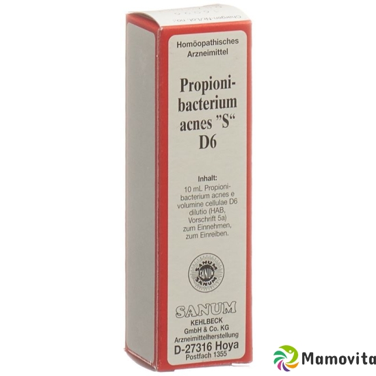 Sanum Propionibact Acnes S Tropfen D 6 10ml buy online