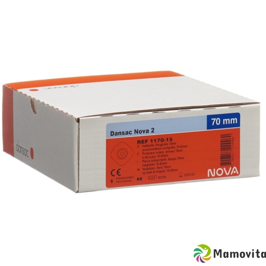 Dansac Nova 2 Basisplatten 70mm 15-62mm 5 Stück buy online