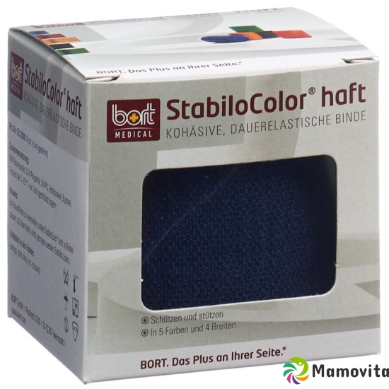 Bort Stabilo Color bandage 6cmx5m cohesive blue buy online