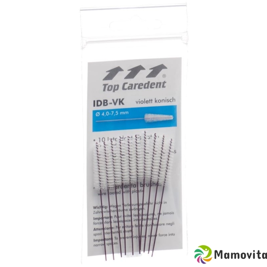 Top Caredent IDB-VK Interdentalbürsten Violet Konisch 10 Stück buy online