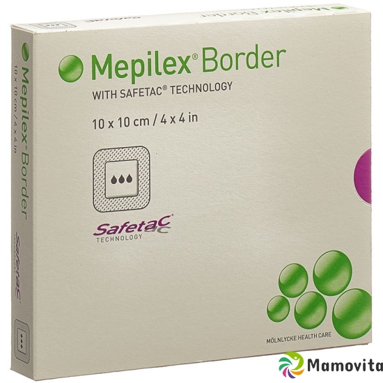 Mepilex Border Schaumverband 10x10cm Silik 5 Stück buy online