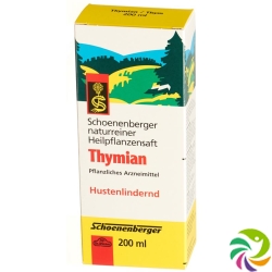 Schönenberger Thyme juice 200ml