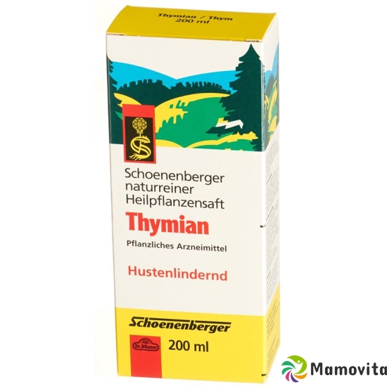 Schönenberger Thyme juice 200ml buy online