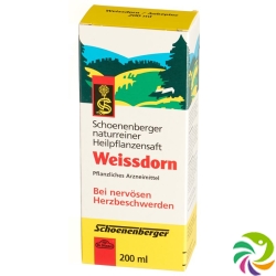 Schönenberger Weissdorn Saft 200ml