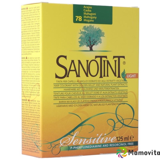 Sanotint Sensitive Light Hair Color 78 Mahogany Dark buy online