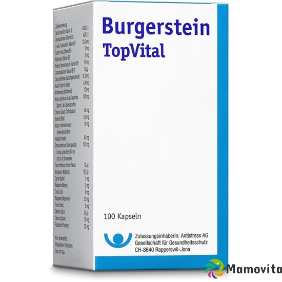 Burgerstein TopVital 100 capsules buy online