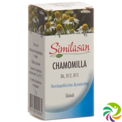 Similasan Chamomilla D6/D12/D15 Globuli 15g