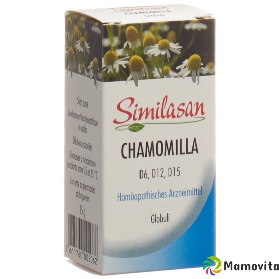 Similasan Chamomilla D6/D12/D15 Globuli 15g buy online