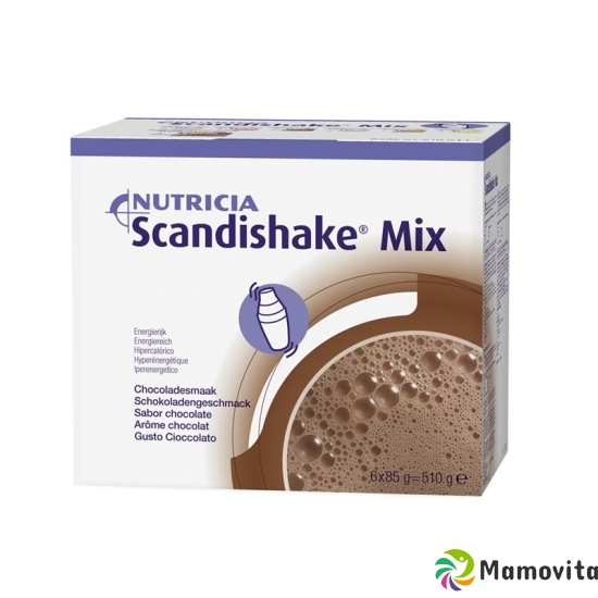 Scandishake Mix Pulver Schokolade 6x85 G buy online