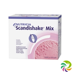 Scandishake Mix Pulver Erdbeere 6x 85g