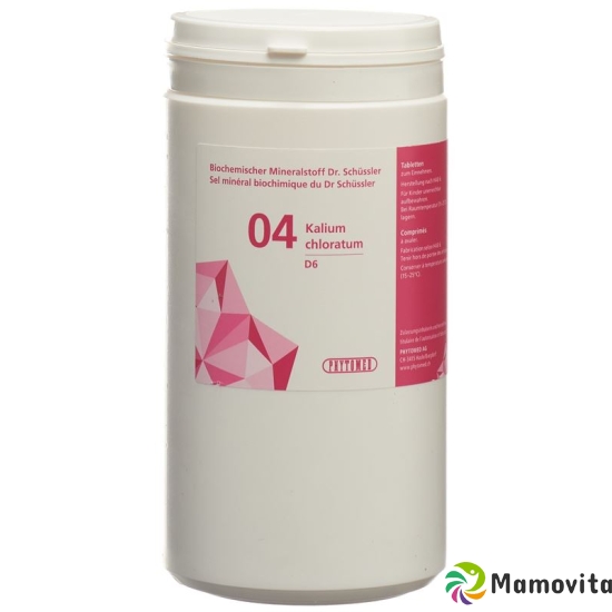 Phytomed Schüssler Nr. 4 Kal Chlor Tabletten D 6 1kg buy online