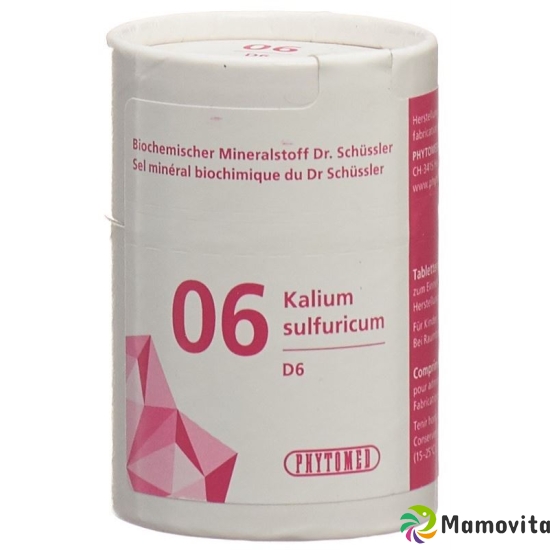 Phytomed Schüssler Nr. 6 Kal Sulf Tabletten D 6 50g buy online