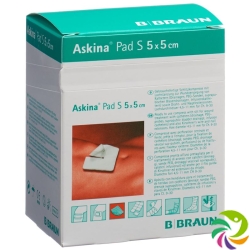 Askina Pad S Schlitzkompresse 5cmx5cm 30 Stück