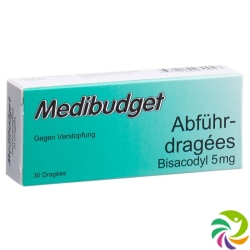 Medibudget Abführdragees Bisacodyl 5mg 30 Stück