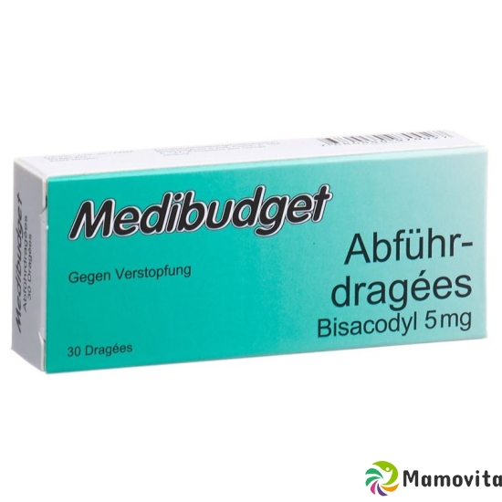 Medibudget Abführdragees Bisacodyl 5mg 30 Stück buy online