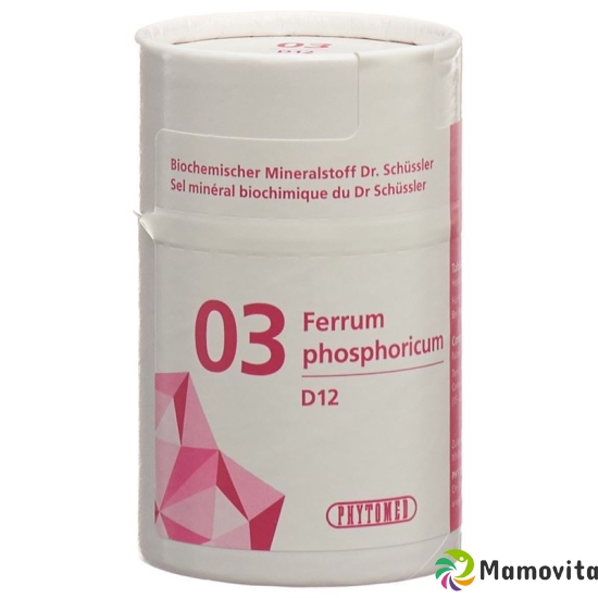 Phytomed Schüssler Nr. 3 Ferr Pho Tabletten D 12 100g buy online