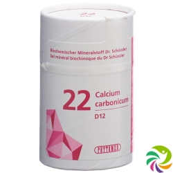 Phytomed Schüssler Nr. 22 Cal Carb Tabletten D 12 100g