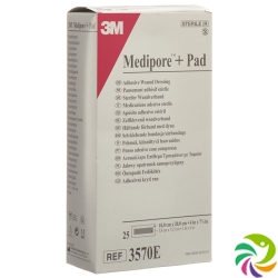 3M Medipore + Pad 10x20cm / Wundkissen 5x15.5cm 25 Stück