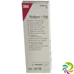 3M Medipore + Pad 10x35cm / Wundkissen 5x30cm 25 Stück