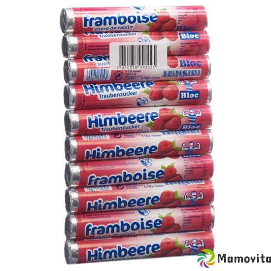 Bloc Traubenzucker Himbeer 10 Rolle 42g buy online