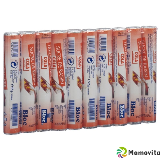 Bloc Traubenzucker Cola 10 Rolle 42g buy online