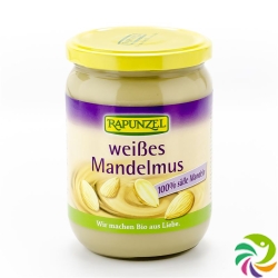 Rapunzel Mandelmus Weiss Bio Glas 500g