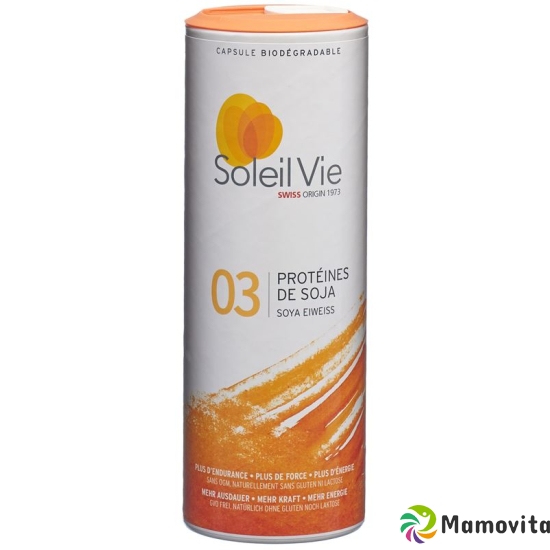 Soleil Vie Soja Eiweiss Pulver Dose 300g buy online