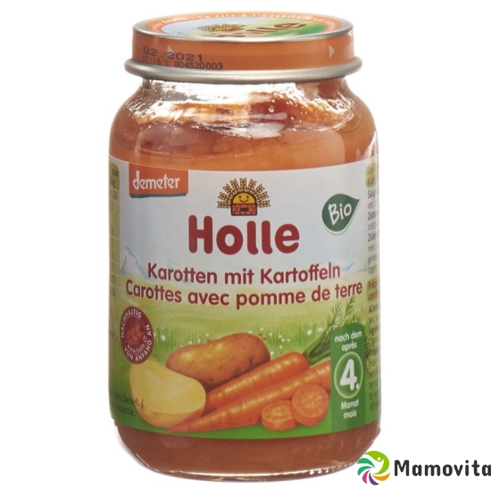 Holle Carrots with Potatoes from the 4th Month Organic 190g buy online