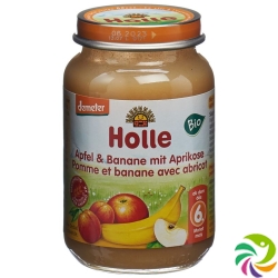 Holle Apple, Banana, Apricot after the 6th month Organic 190g