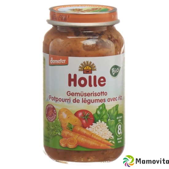 Holle Organic Vegetable Risotto after the 8th Month 220g buy online