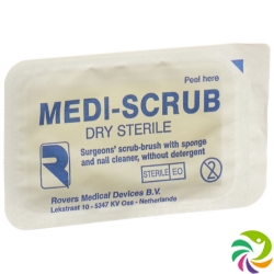 Medi Scrub 1x hand washing brush dry sterile