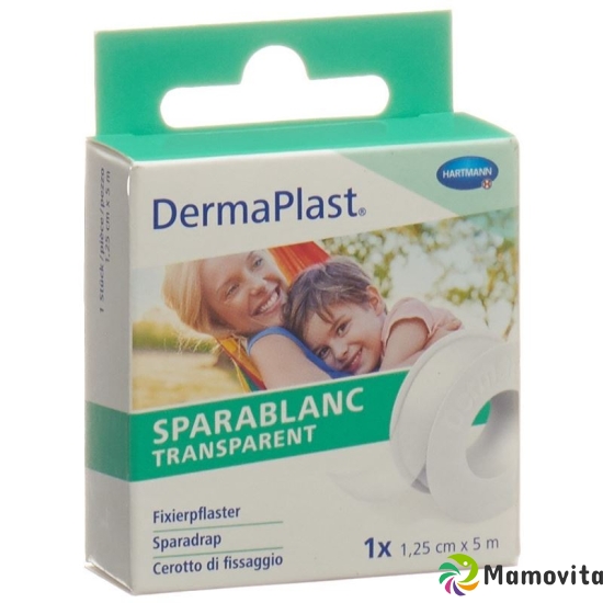 Dermaplast Sparablanc Transparent 1.25cmx5m White buy online