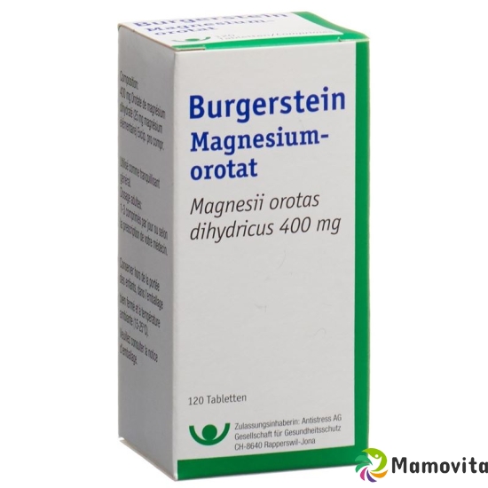 Burgerstein Magnesiumorotat tablets Ds 120 pieces buy online