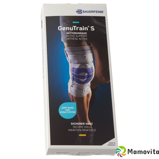 Bauerfeind GenuTrain S Aktivbandage Knie Grösse Links 4 Titan buy online