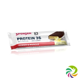 Sponser Protein 36 Bar Vanille und Schokoladenüberzug 50g