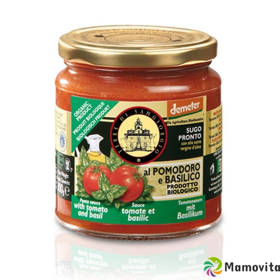 Terre Di Sangiorgio Sugo Basilico Demeter 300g buy online